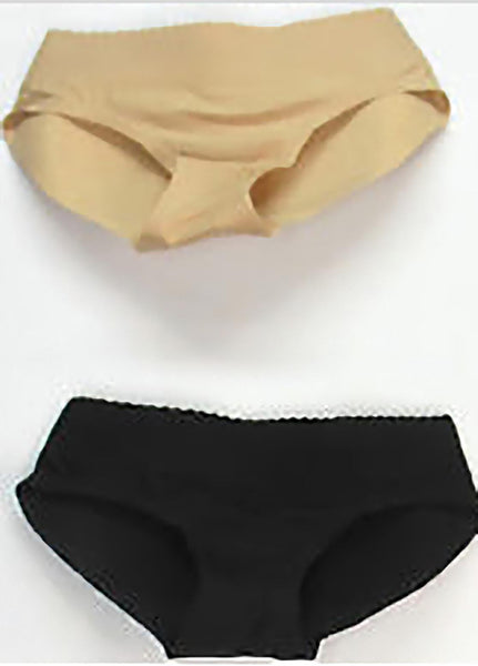 Tummy Control Shaping Brief Underwear-Black Nude2Pack (Small)