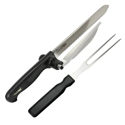 Deli-Pro Slicing Knife- Carving Knives Creates Perfect Slices Meats Vegetables Fruits Cheeses Breads