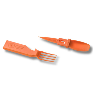 4-IN-1 Snapatite+ Detachable Utensil - Fork, Knife, Spoon and Bottle Opener(Orange)