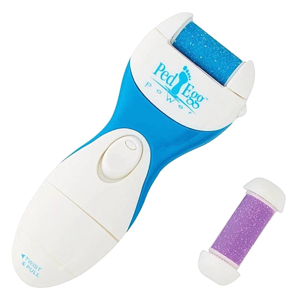  Ped Egg Classic Callus Remover, As Seen On TV, New Look, Safely  and Painlessly Remove Tough Calluses & Dry Skin to Reveal Smooth Soft Feet,  135 Precision Micro-Blades, Traps Shavings Mess-Free 