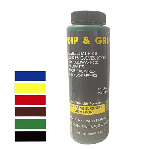 Dip and Grip Rubberized Plastic Coating Dip Liquid Colors Rubber Paint Coating 8 fl. oz