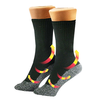 Warm It Aluminum Thread Warm Socks - Thermal Insulated One Size Fits All for Cold Weather Comfort