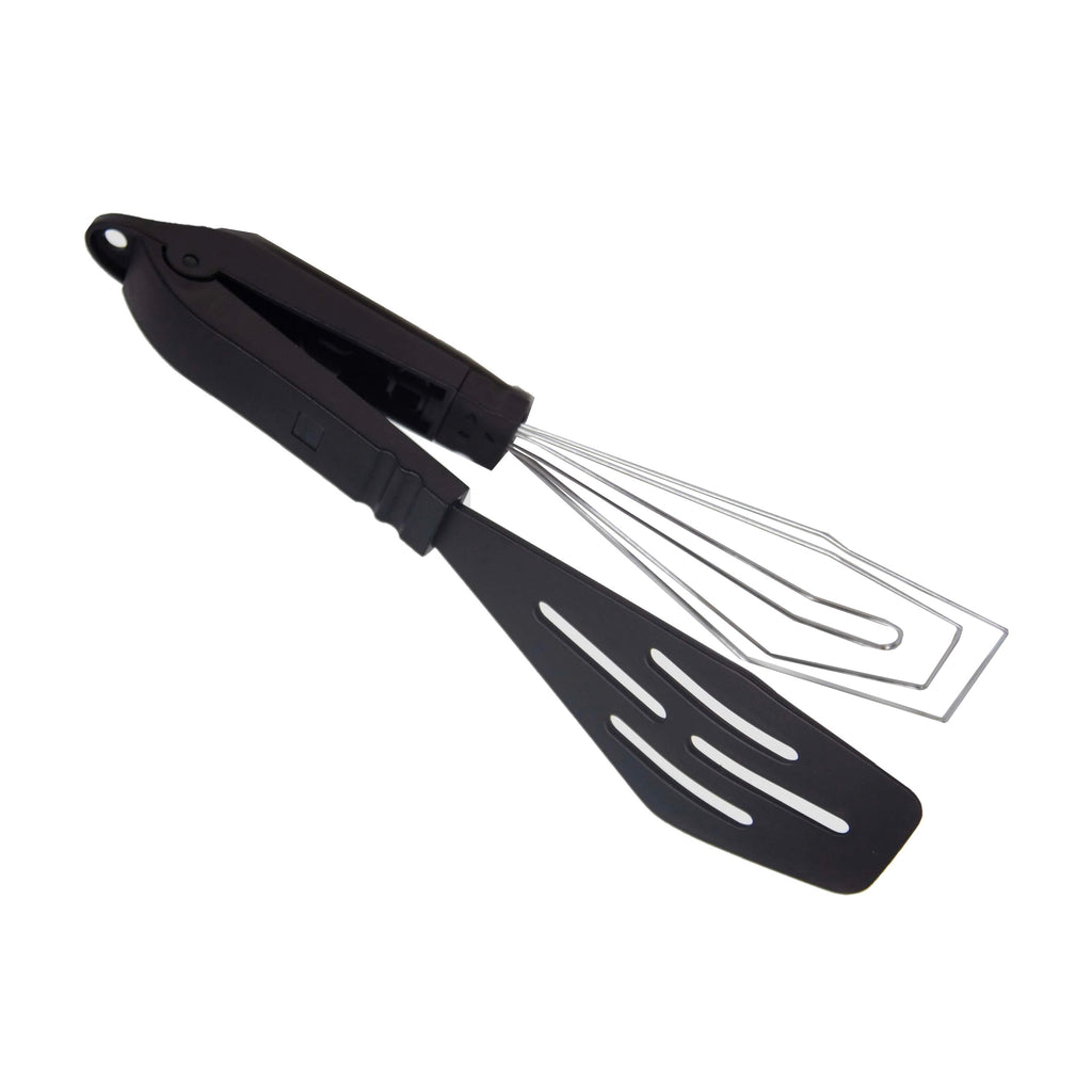 Yoshi 2-in-1 Grip and Flip Tongs Spatula - Versatile Non-Stick Kitchen Tool for Grilling, Cooking & Serving