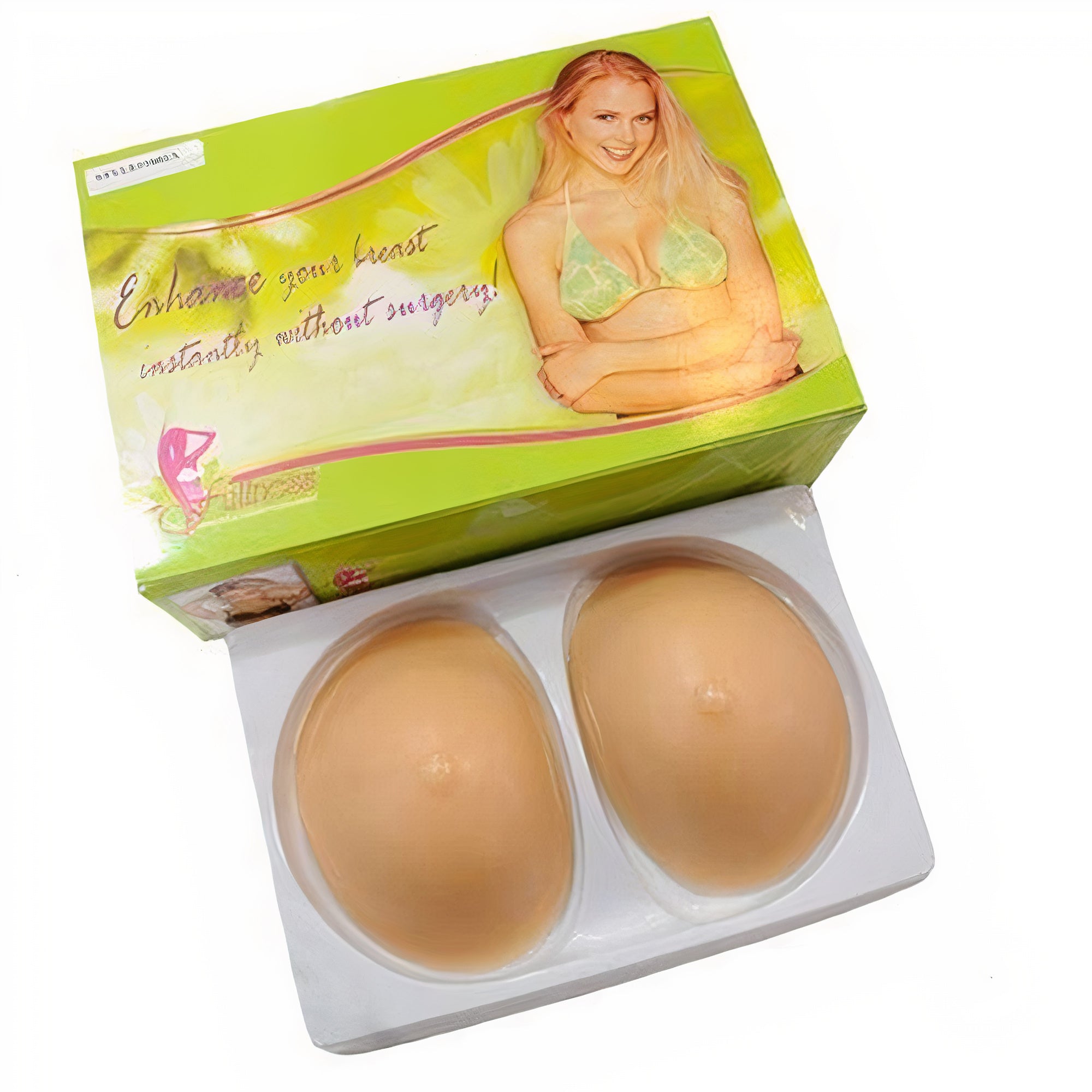 Silicone Bra Inserts, Gel Breast Pads And Breast Enhancers (1 Pair - Clear)  Th