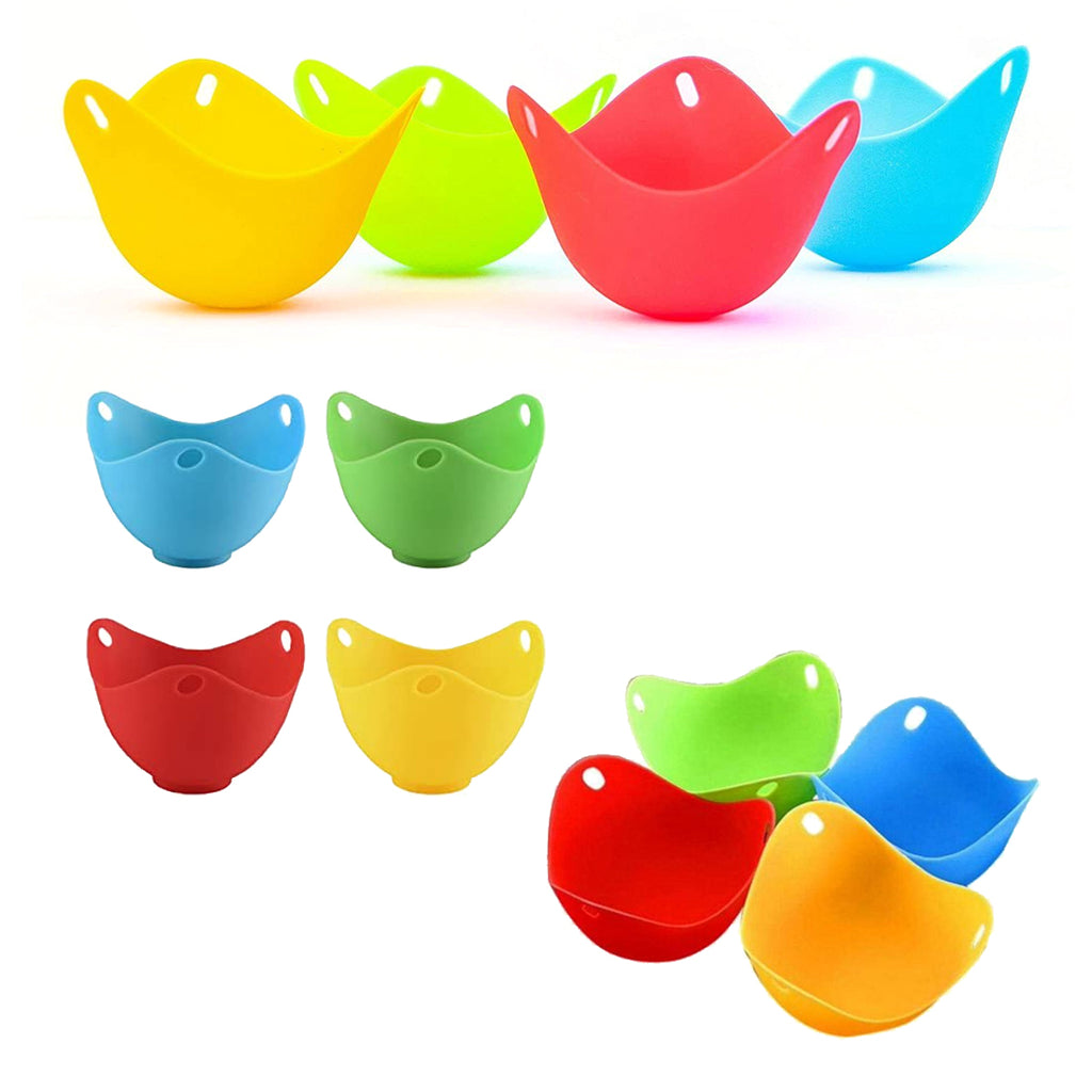 Silicone Egg Poacher Pods - 12 ct. - Heat-Resistant Nonstick Cooking Cups for Eggs
