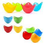 Silicone Egg Poacher Pods - 12 ct. - Heat-Resistant Nonstick Cooking Cups for Eggs