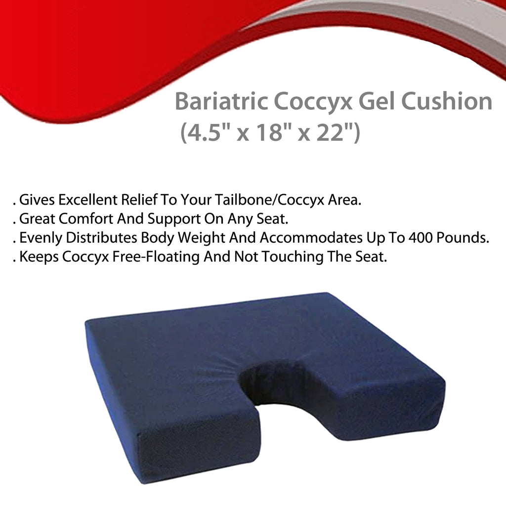 Coccyx Gel Cushion 4.5" x 18" x 22"