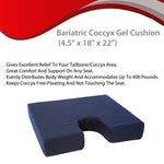 Coccyx Gel Cushion 4.5" x 18" x 22"