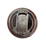 Donald Trump 2024 Commemorative Coin Silver Layered Collectible Case Certificate