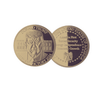 Donald Trump 2024 Commemorative Coin [17866T]– Gold-Layered Collectible with Display Case and Certificate