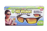 HD Vision Readers- Black- +2.00