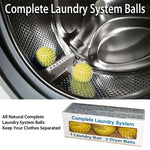 All Natural Complete Laundry System Balls Keep Your Clothes Separated