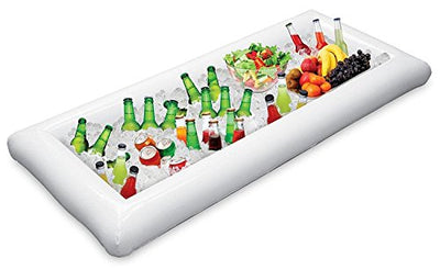 Blow-Up Buffet Bar 4ft x 22in - Drain Plug Portable Ice Serving