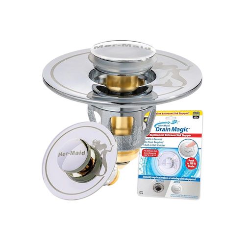 Mer-Maid Drain Magic Universal Sink Stopper