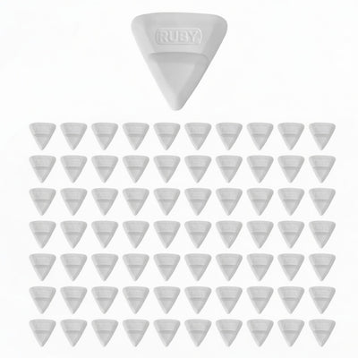 Ruby Space Triangles 72-Piece Hanger Hooks, White