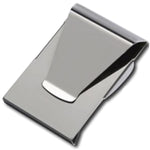 Slim Clip - Double Sided Money Clip with Slim Light Keychain - 2 Pack