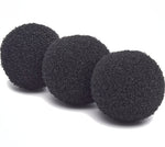 Pet Hair Remover Dryer Balls - Set of 3 Reusable Laundry Balls for Pet Hair, Lint & Fur Removal in Dryer - Black