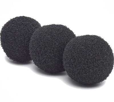 Pet Hair Remover Dryer Balls - Set of 3 Reusable Laundry Balls for Pet Hair, Lint & Fur Removal in Dryer - Black
