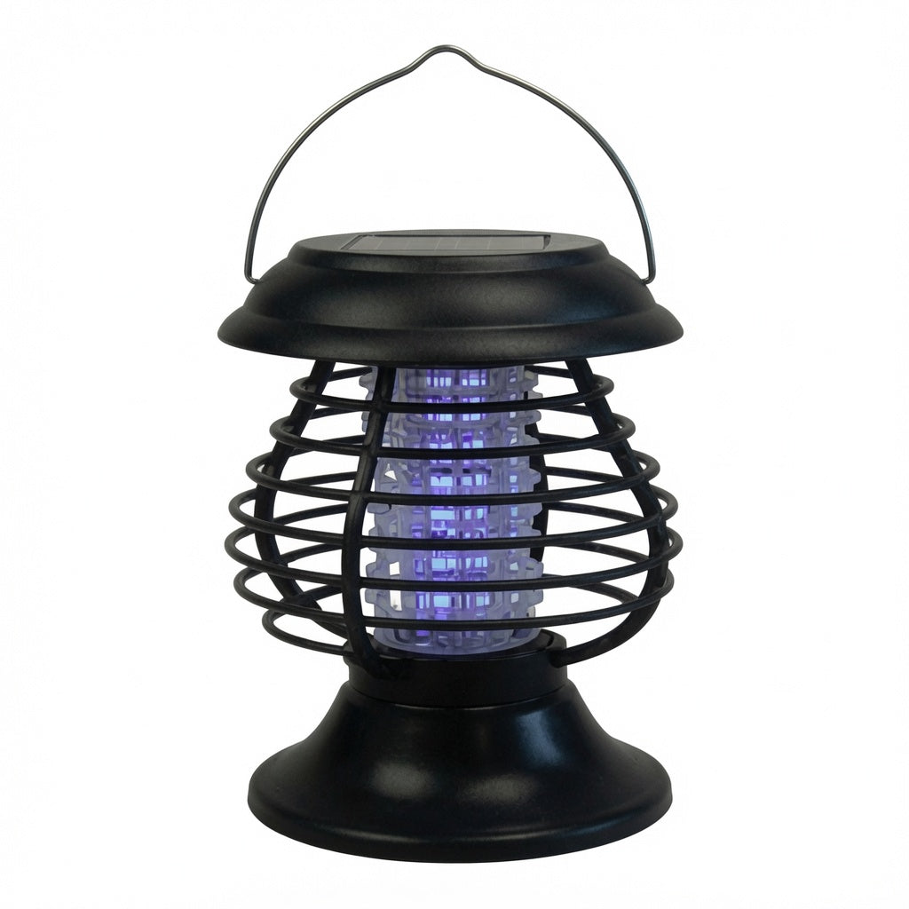 Solar Powered Bug Zapper - Outdoor Mosquito & Flying Insect Killer [HL395]