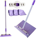 Wedge Microfiber Mop System - Telescoping Duster & Cleaner