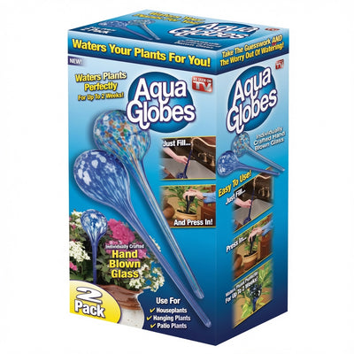 Aqua Globes Self-Watering Plant Globes 2-Pack