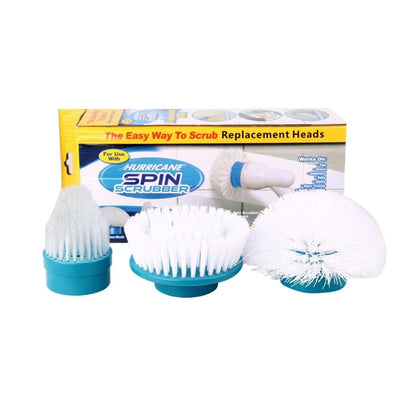 Scrub Brush,Rucan Electric Turbo Scrub Household Cleaning Extra Brushes Set Accessories