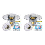 Mer-Maid Drain Magic Universal Sink Stopper [2 Pack]