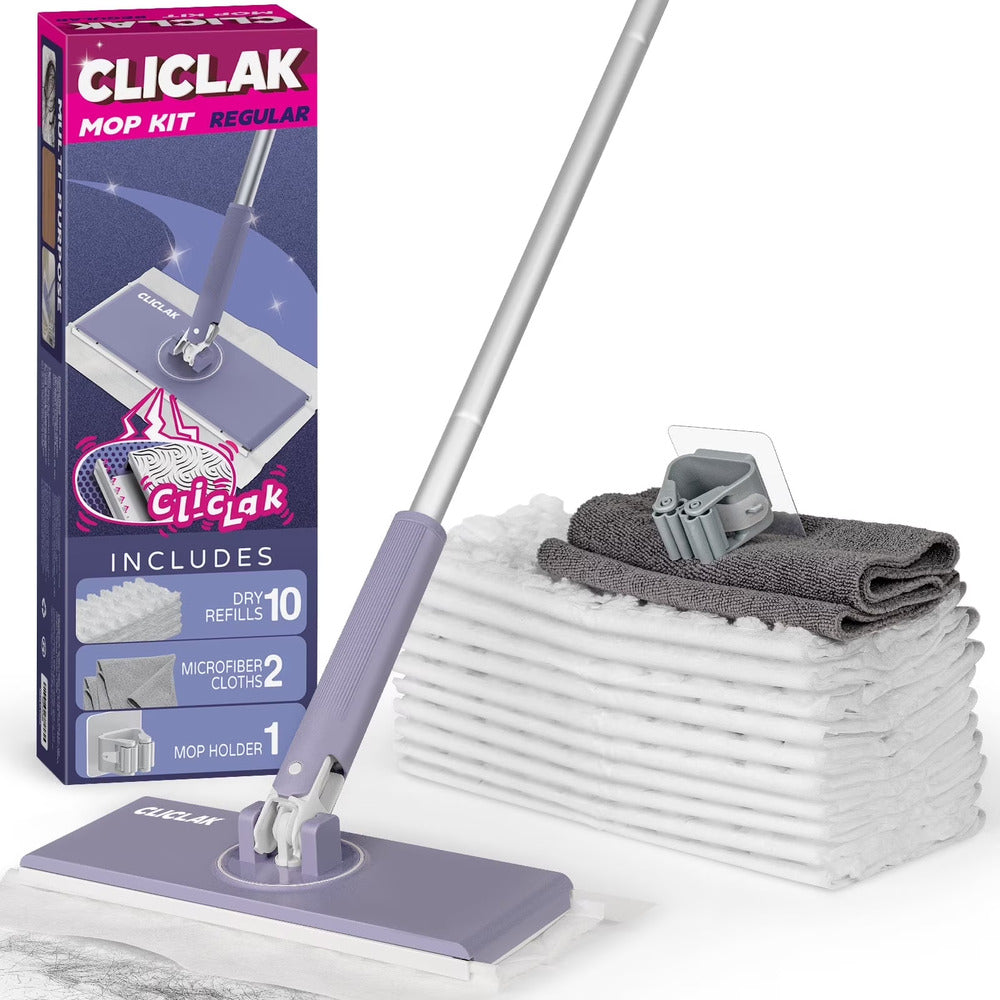 ClickLak Mop Kit -Disposable Sweeper Dust Mop