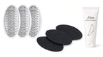Ped Egg Compatible Blades 3-Pack + Moisturizing Foot Cream Kit