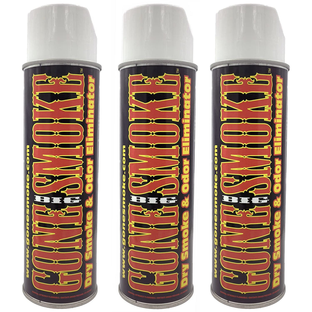 Big Gone Smoke Dry Smoke & Odor Eliminator 16 oz Aerosol – 6 Pack