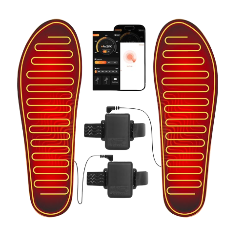 Heated Insoles App Controlled 5000mAh Rechargeable, Unisex