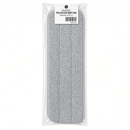 SE Reusable Polyester Mop Pad 15-3/4 x 4 in