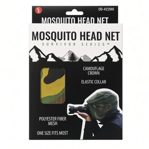 Camo Mosquito Head Net - Polyester [One Size]