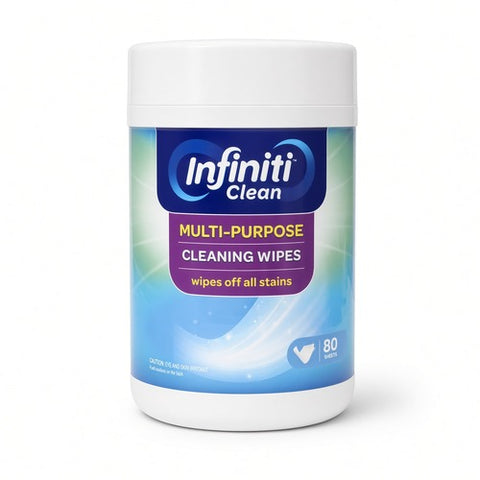 Infiniti Clean Multi-Purpose Cleaning Wipes - 80 count (BASIL)
