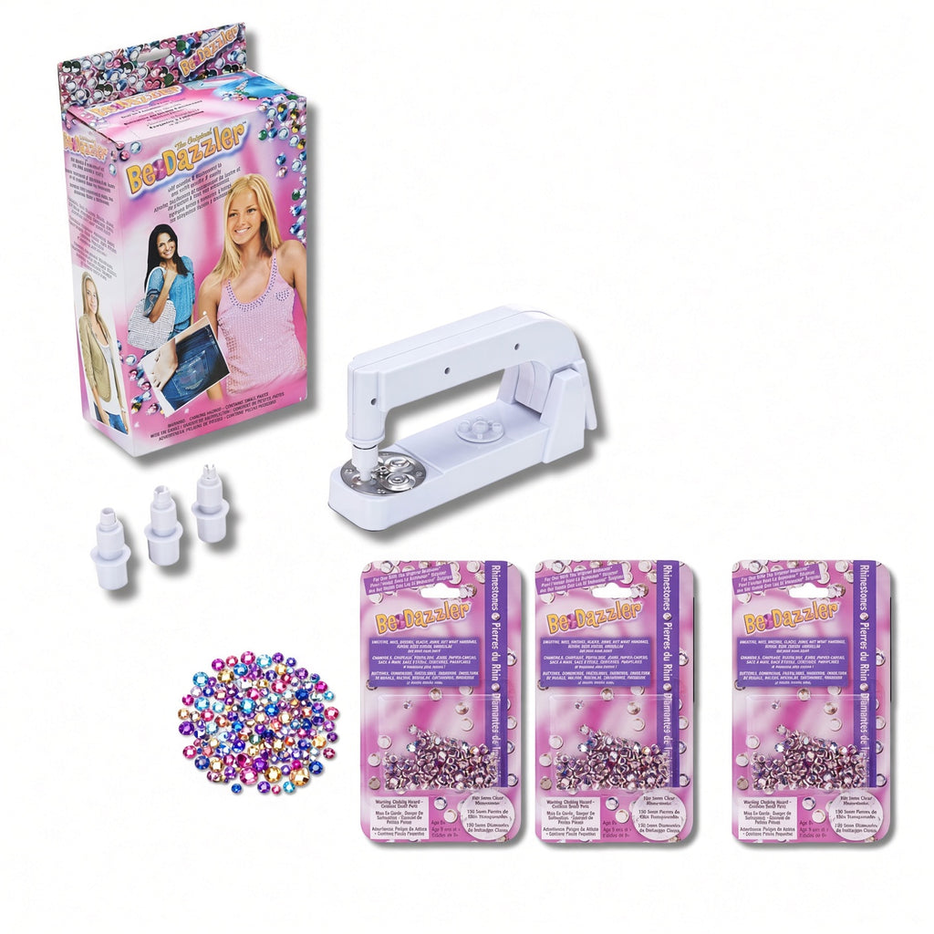 Bedazzler DELUXE Colorful Rhinestone Kit 450 Rhinestones
