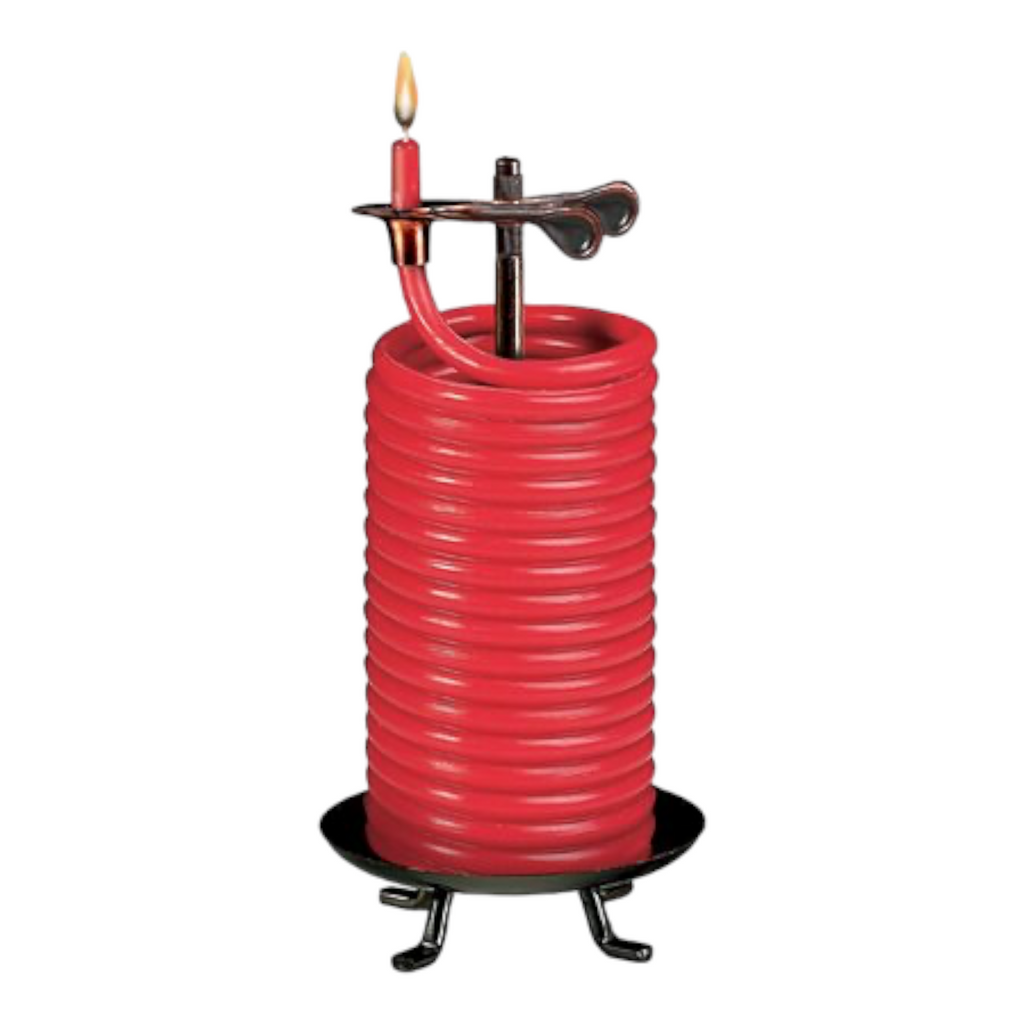 Candle by the Hour - 80 Hour Red Cinnamon Candle 