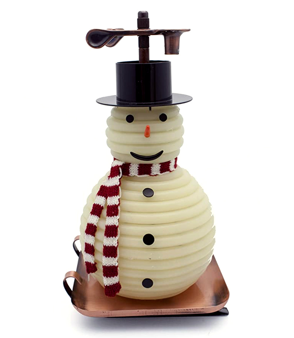 Candle by the Hour - 100 Hour Snowman Copper Base (20657BP)
