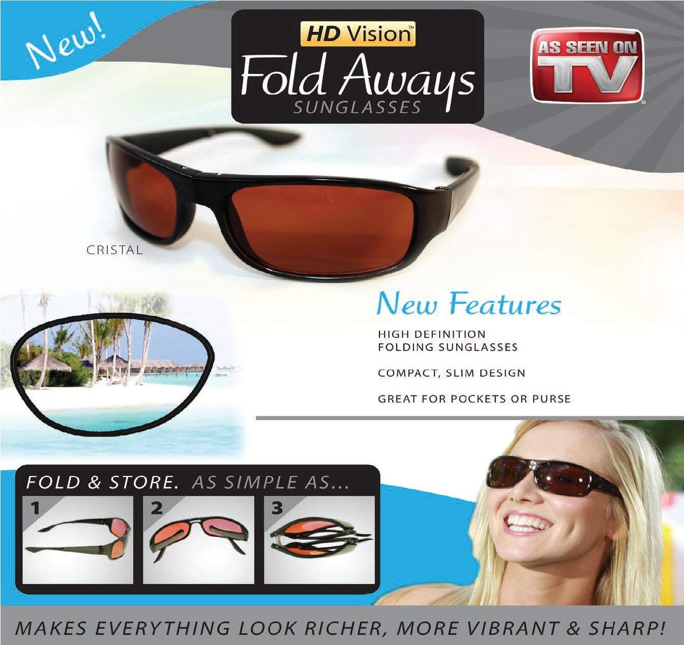 Tactical Sunglasses Minimize Glare Boost Color and Enhance Clarity Improves  Night Vision Lightweight- 2pk