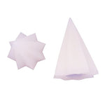 Geometrics Color Changing Flameless Wax LED Ornaments with Decorative Lights (2 Pack)- Stars