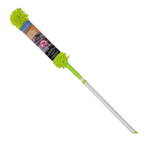 Foldable Long Handle Duster - Single - Green
