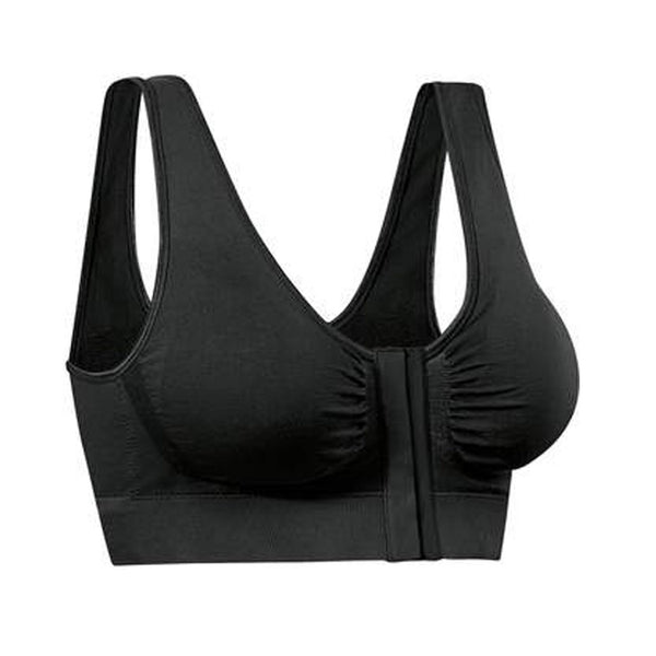 Miracle Bamboo Comfort Bra All Day Best Lift Comfort and Support- Black-  Medium (Bust 35-37) at  Women's Clothing store