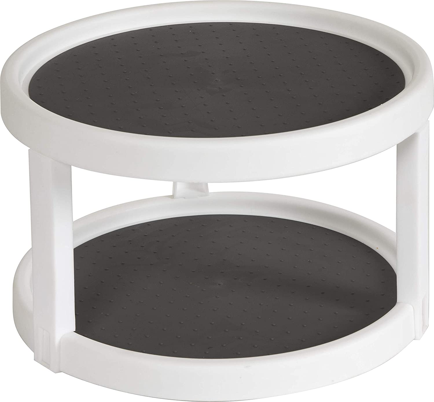 Two-Level Turntable Spice Storage Rack | Kole Imports