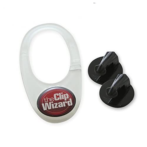 Clip Wizard Universal Adhesive Clip Phone Holder