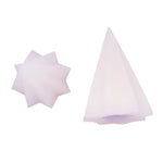 Geometrics Color Changing Flameless Wax LED Ornaments with Decorative Lights (2 Pack)- Stars