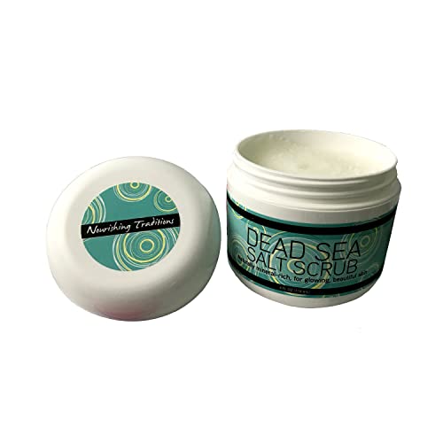 Dead Sea Salt Scrub for Glowing Skin infused , 4 fl. oz