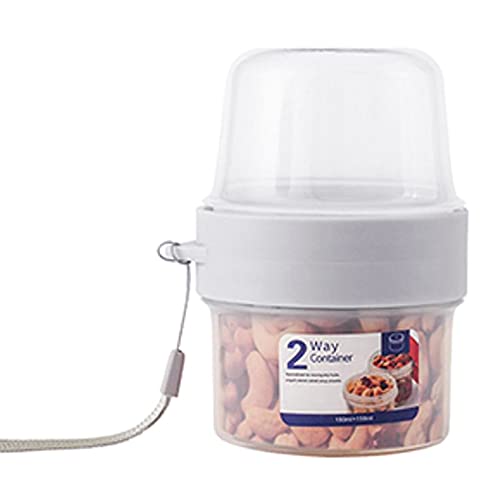 2-Way Meal Prep Container with Detachable Top -   360mL