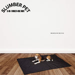 3-in-1 Black Pet Mat by Slumber Pet - Comfort and Convenience