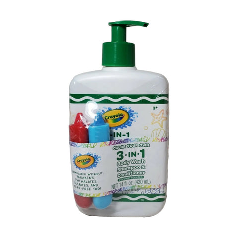 3-N-1 Color Your Own - Body Wash, Shampoo & Conditioner Coconut Scent , 14 fl.oz