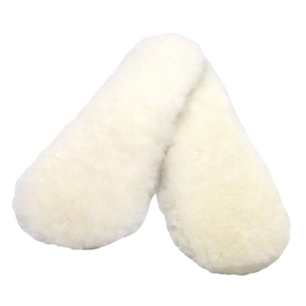 Natural Wool Insoles-100% Real Sheepskin (Women Size: 10.5)