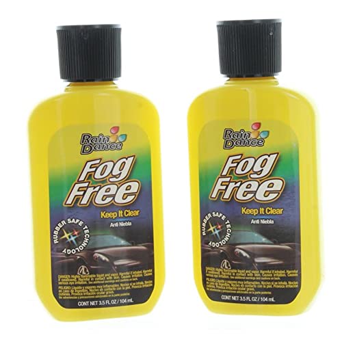 Rain Dance- Fog Free, 3.5 fl. oz. [Two Pack]